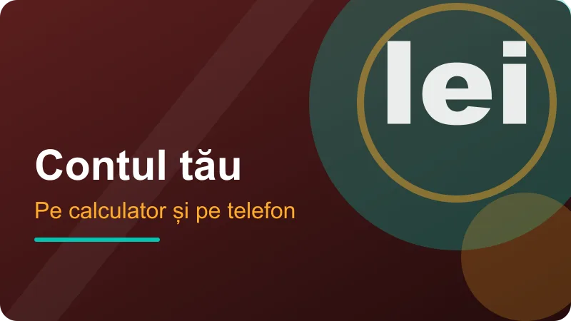 Datele contului, scrise corect – ilustrație pentru secțiunea JV Casino